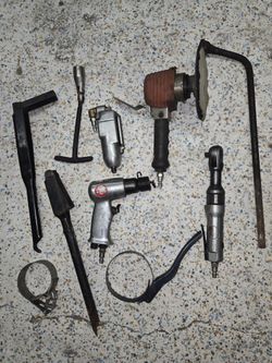 $100 Take All Air Ratchets Polisher Wrench Auto Repair Auto Body Tools