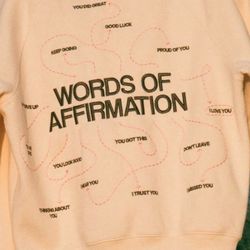 Dandy Worldwide Words Of Affirmation Hoodie, Large