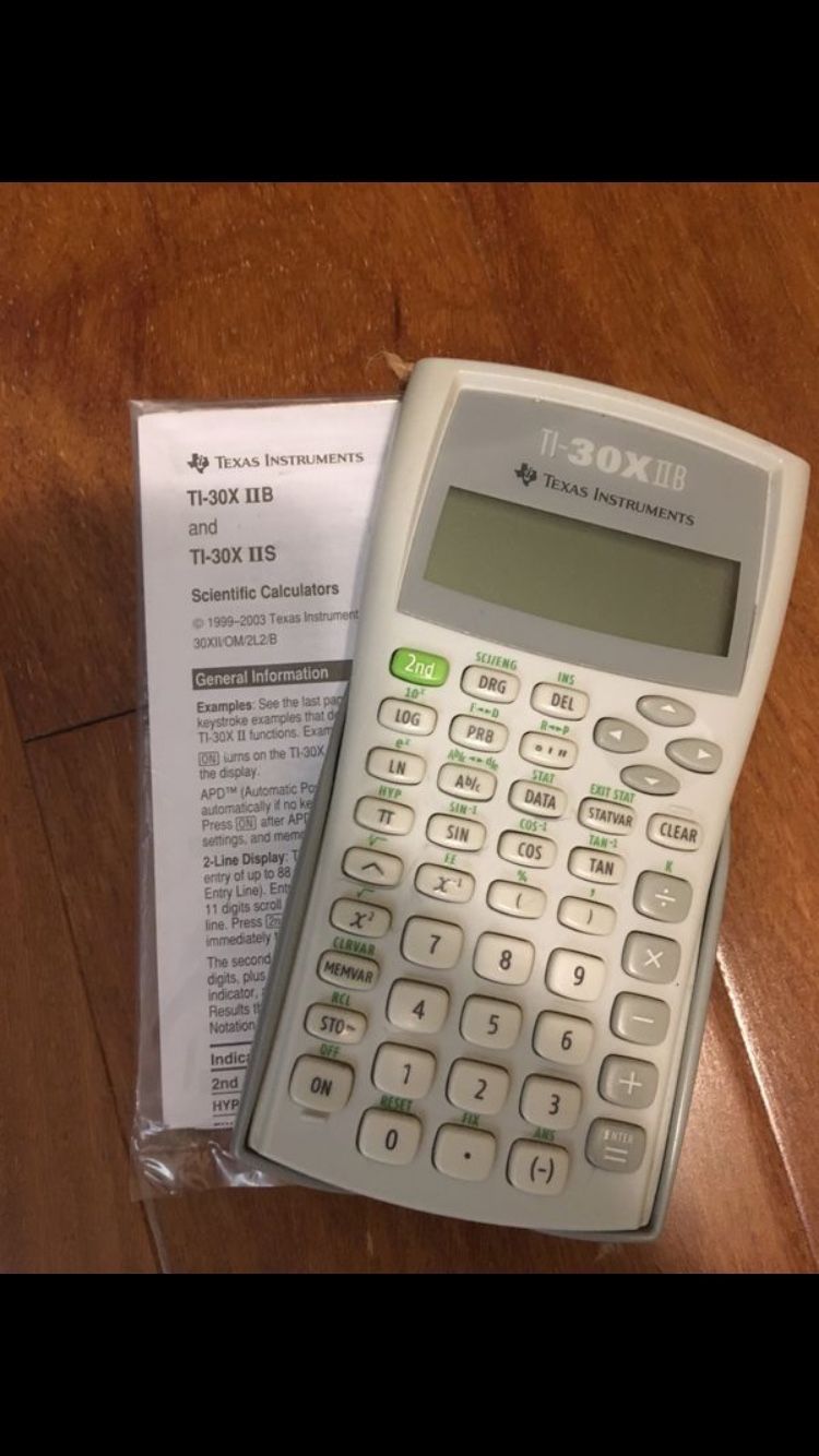 Texas Instruments TI-30X IIB Scientific Calculator