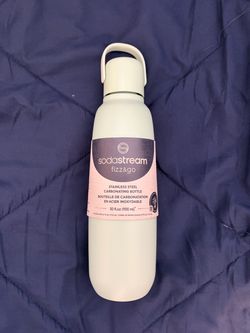SodaStream fizz and go stainless steel bottle