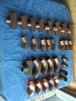 1 1/4” copper fittings