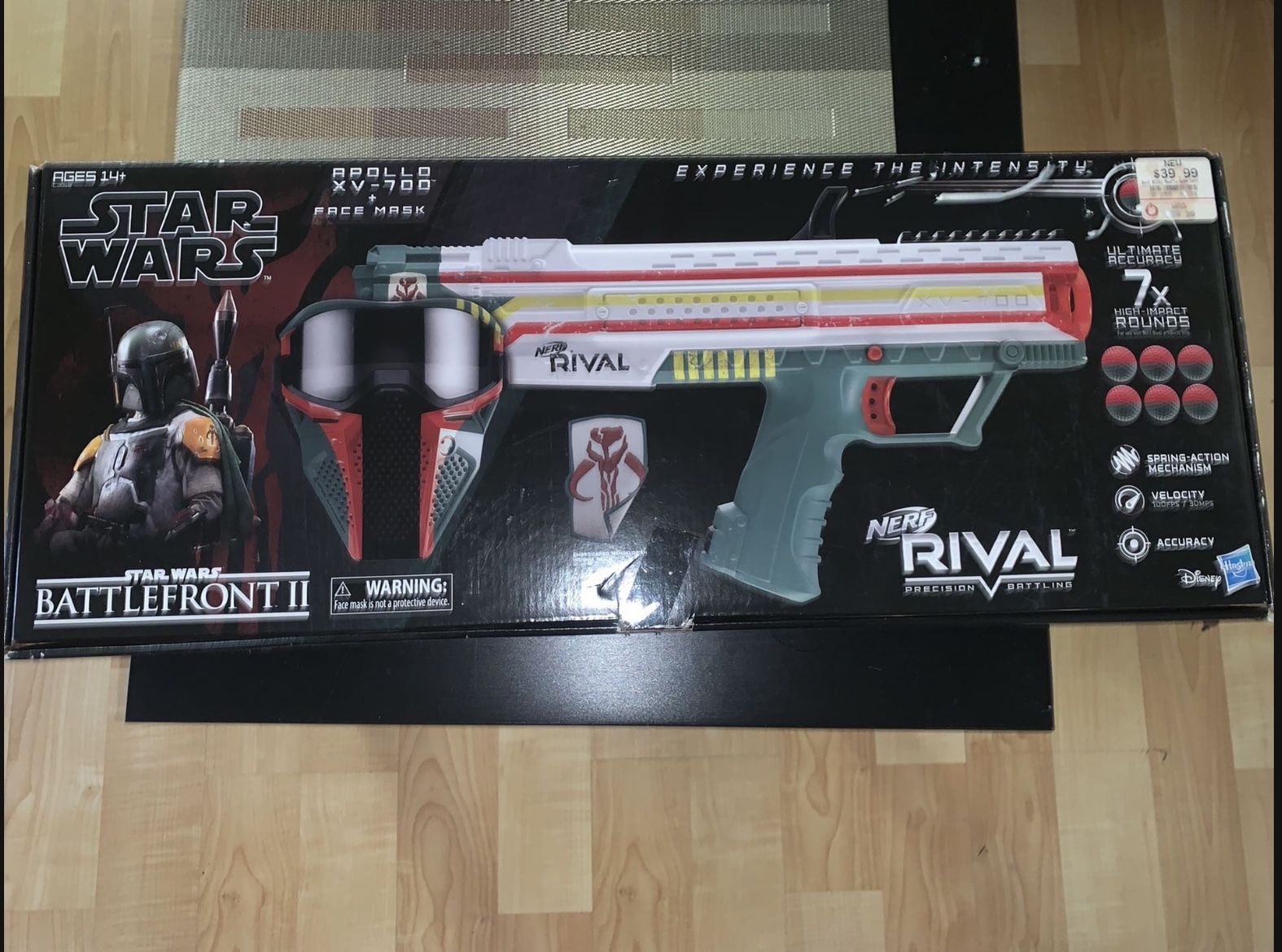 Nerf Rival Apollo Xv-700 - Star Wars Battlefront II Mandalorian Edition Blaster with Face Mask Exclusive GameStop Edition