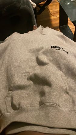 Essentials size small color is gray