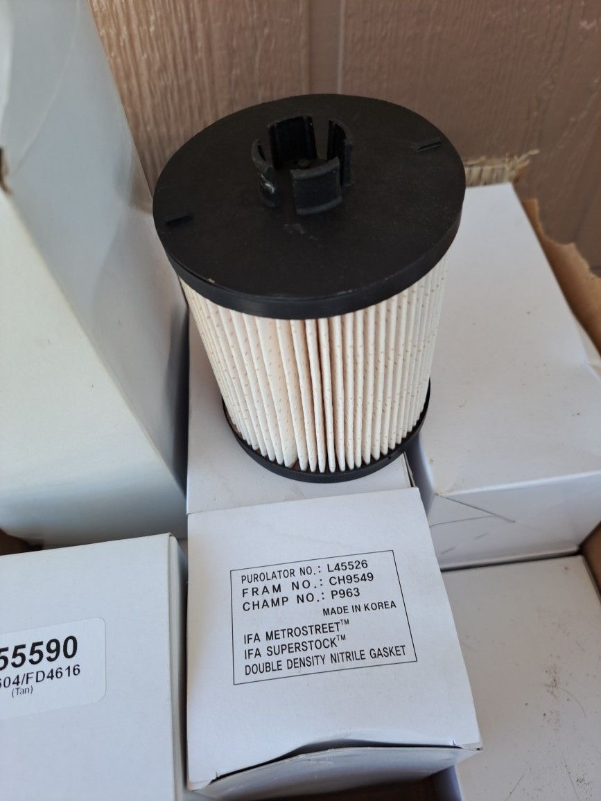 FORD F350 DIESEL OIL AND GAS FILTERS