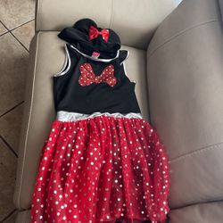 Minnie Mouse Dress With Hood