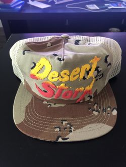 Supreme Desert Storm camo snapback
