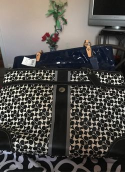 Coach big bag/purse black and white With Tags