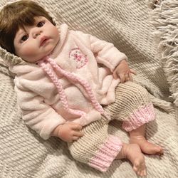 Baby Girl Doll Realistic Silicone Newborn 20 inch