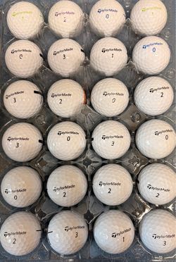 2 Dozen Like New TaylorMade Golf Balls As Pictured ———