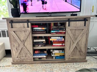 Farmhouse style entertainment center