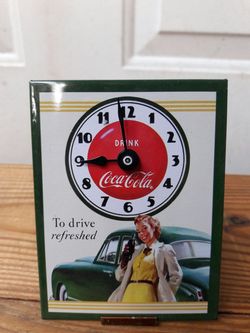 Small coke clock 4inchs see our other items