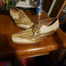 genuine snake skin dress shoe