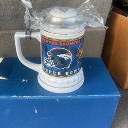 Denver Broncos Superbowl XXXII Beer Stein