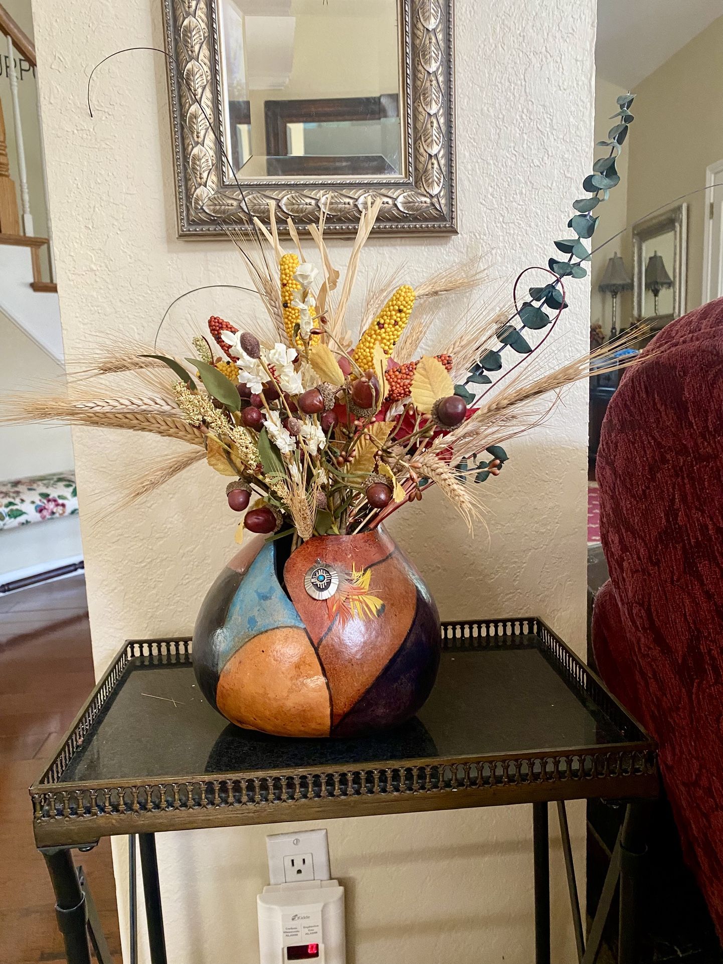 Gourd Decor Hand Painted Fall Thanksgiving