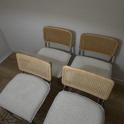 Bar Chairs - White Counter Stool