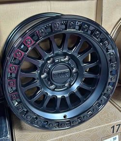 KMC 552 17x8.5 6x139.7 -10 Rims 6 lug Tacoma 4Runner Tundra Sequoia GX460 GX470