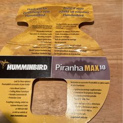 Hummingbird Piranha MAX10 Fish Finder