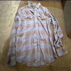 Juniors Flannel Size Med 