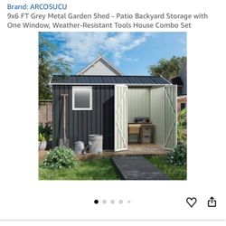 Metal shed