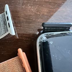 Apple Watch, Crack On Screen Works Fine. 