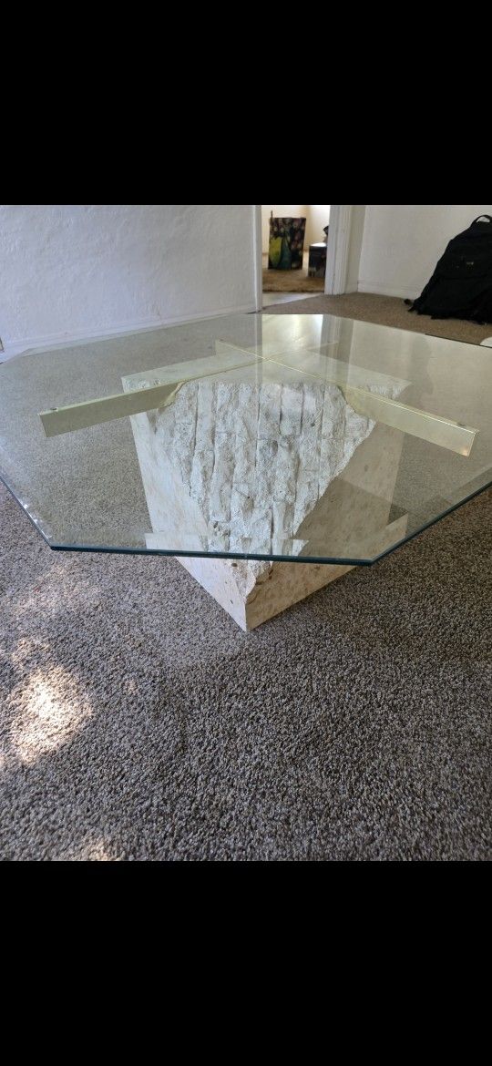 1980's Post-Modern Coffee Table, Vintage Rarity.