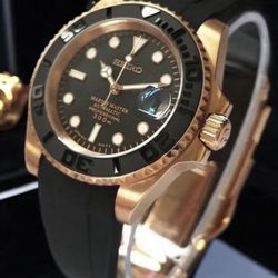 Seiko Custom Mod - Yacht Master - Watch Timepiece *New*