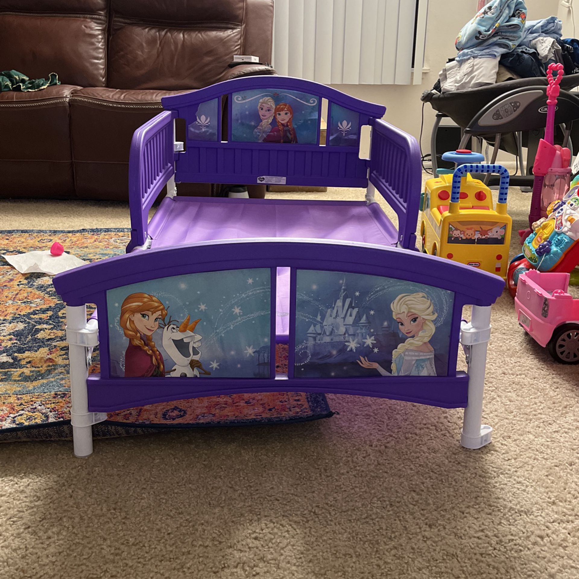 Elsa Kids Bed With Mattress (cover)