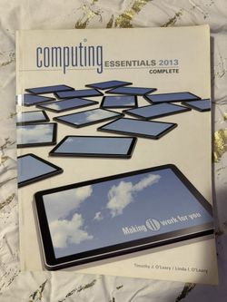 Computing Essentials Book