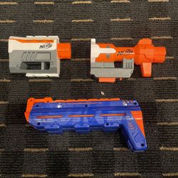 Nerf Gun Attachments Qty 3