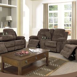 💥FREE DELIVERY💥Brand New  3PC Reclining Sofa Loveseat Chair Set 