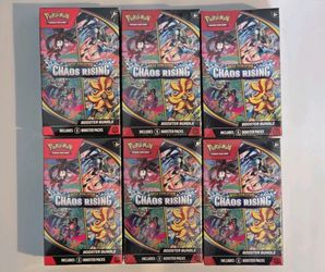 Pokemon Chaos Rising Booster bundles