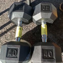 40 Pounds Dumbbells