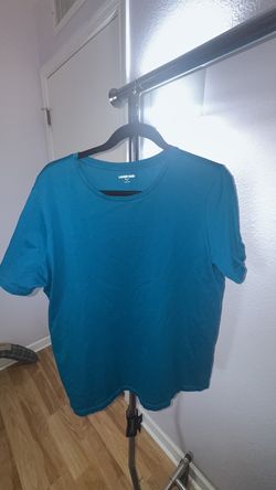 Lands' End Blue Crewneck Tee - Women's Plus Size XL (18W)
