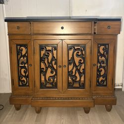 Acme Vidi Console Table (Oak Color) 