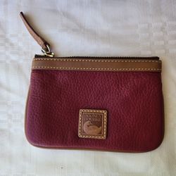Dooney &Bourke Wristlet Wallet Burgundy/red Good Condition Please Check Photos For Accurate Descriptions 