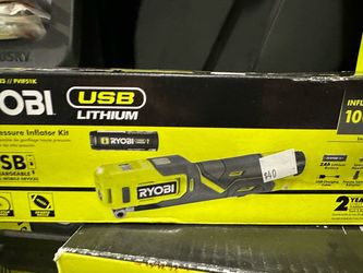 Ryobi usb air inflator kit $40 (financing available)