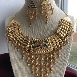 22k Gold Plated Jewelry Set 