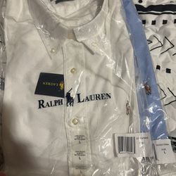 Ralph Lauren Long Sleeve Large New Shirts 