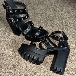 Y2K Platform Wedge Heeled Sandals 