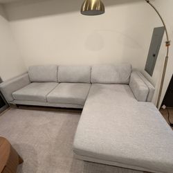 Couch Sectional Grey 