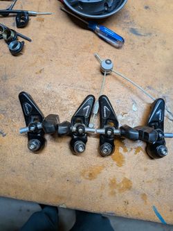 Vintage Shimano DX Cantilever Front And Rear Brakes With XP Pads