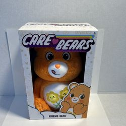Care Bears 14" Friend Bear Plushie - Orange Plush for Ages 4+ – Perfect Stuffed Animal Holiday, Birthday Gift, Super Soft and Cuddly New