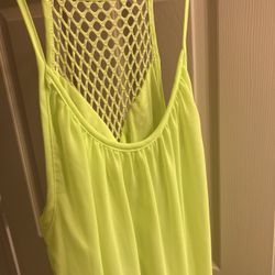 Neon dress Or longer Shirt To Black Leather Jeans