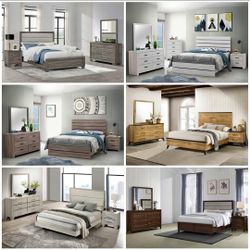 Brand New Bedroom Set in Box — Shop Now, Pay Later — Price Listed — Make an Offer