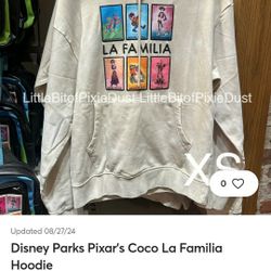 LA FAMILIA DISNEY HOODIE COCO
