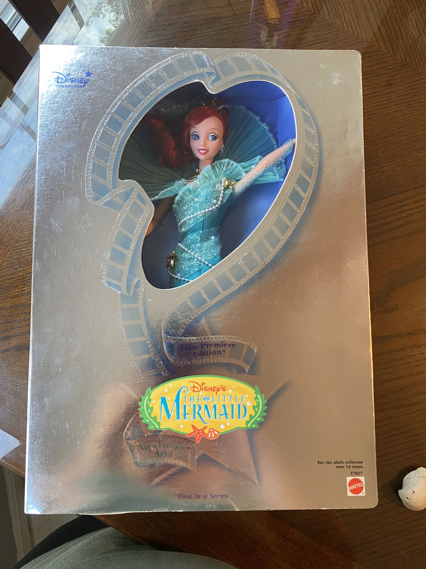 Barbie /Disney- Mattel Aqua Fantasy Ariel Barbie Doll DISNEY The Little Mermaid #17827 VTG- New, Never Opened Box