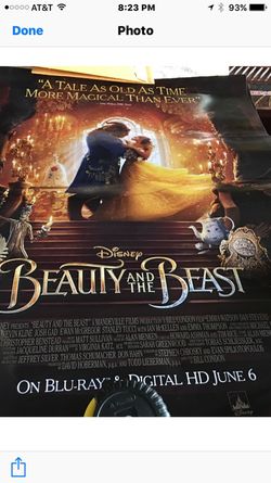 Disney's Beauty and the Beast poster