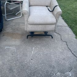 Fabric  Lift Chair Is On Good Condition Sale For $175  