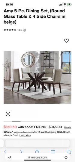 Round Dining Table