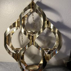 1960s Mid Century Modern Mascot Hanging Honeycomb Candle Holders